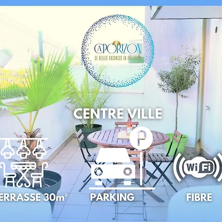 Caporizon-alai-t2 Grande Terrasse Proche Gare أُنْداي