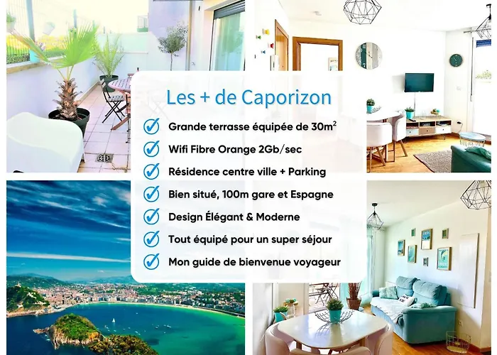 Apartamento Caporizon-alai-t2 Grande Terrasse Proche Gare Hendaya